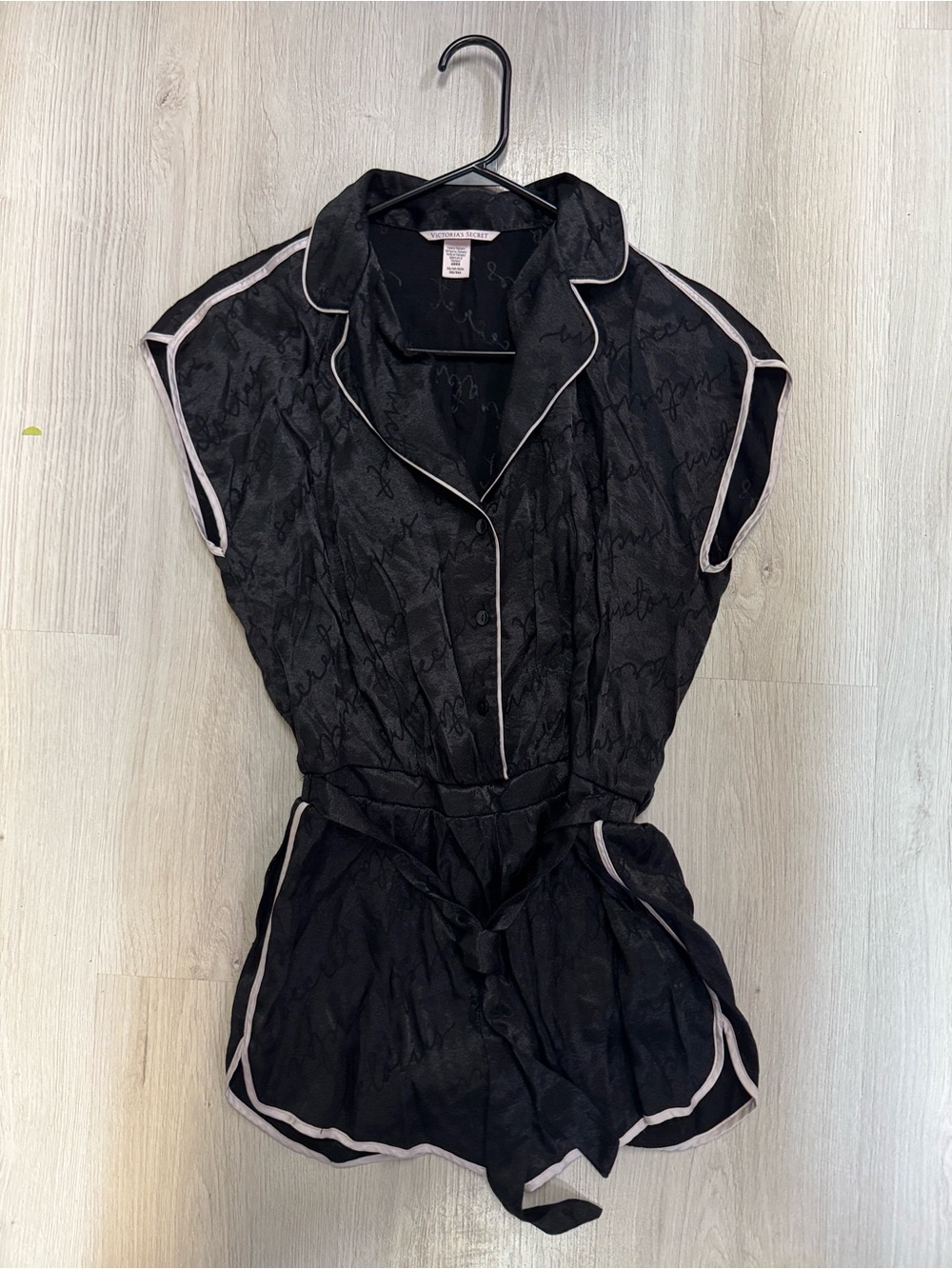 Victoria's Secret Black Short Romper